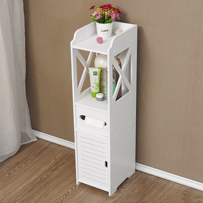 Bathroom Storage Corner Floor Cabinet Toilet Vanity Cabinet Bath Sink Organizer Ebay