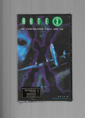 CBS FOX Großcover  David Duchovny  AKTE X 8  Tempus Fugit   VHS Rarität  NEU OVP