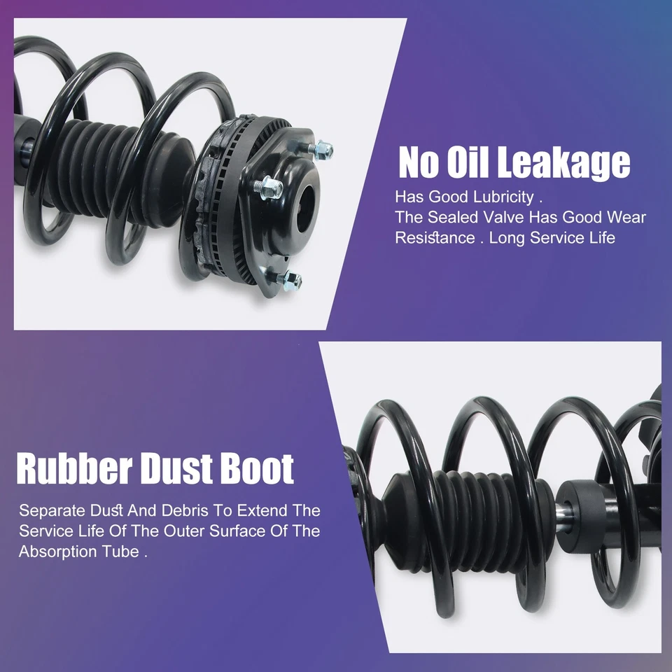 2pcs Front Struts For 2008-2020 Dodge Grand Caravan Chrysler Town & Country - Image 4 of 4