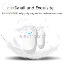 433Mhz Wireless Door Alarm Home Security Sensor Detector Battery Powered