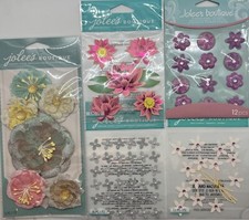 Jolee's Boutique Scrapbook Stickers Flower Theme - Dimensional Stickers