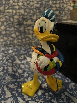Enesco Disney by Romero Britto Donald Duck Figurine, 7.3 Inch