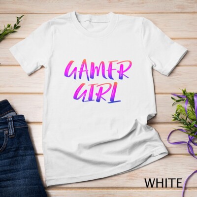 Gamer Girl Tee Cute Gaming Girls Gamers Video Games Gift Unisex T-shirt