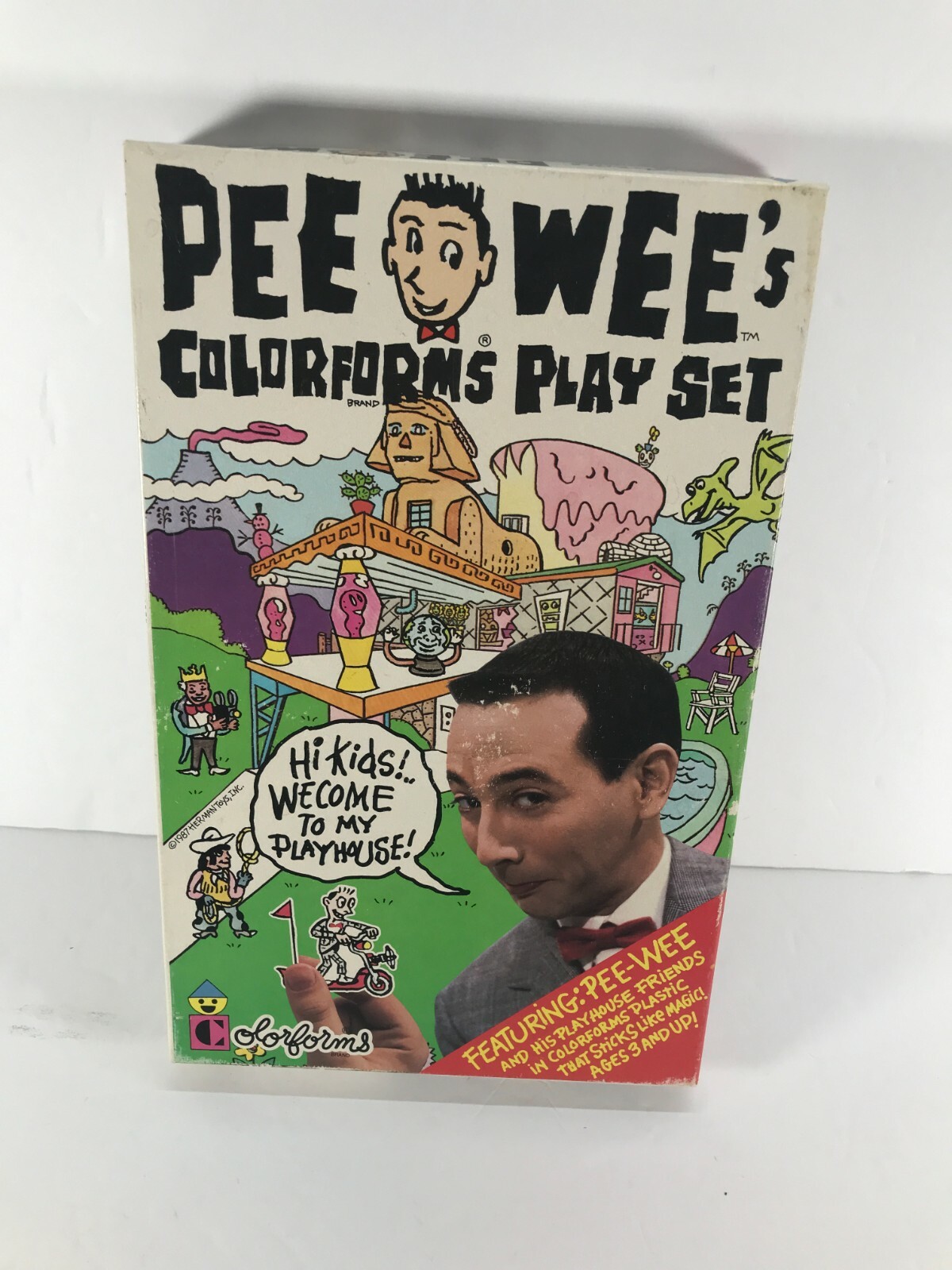pee wee's colorforms play set