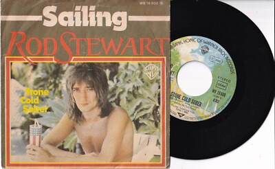 Rod Stewart   Sailing / Stone Cold Sober 7'' 45 Warner Bros. Records (WB 16 600)