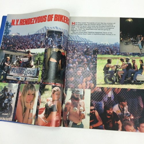 Vtg Oct 1984 EASYRIDERS Motorcycle Magazine, DAVID MANN Centerfold, Knucklehead - Picture 6 of 11