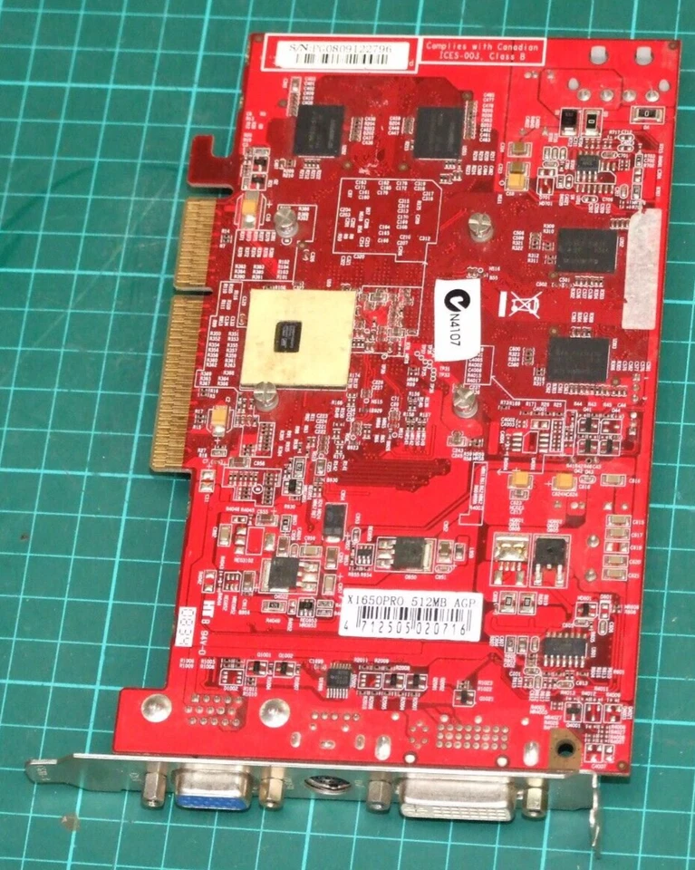 PowerColor ATI RADEON X1650 PRO 512MB X1650PRO AGP 128-bit - Image 4 of 4