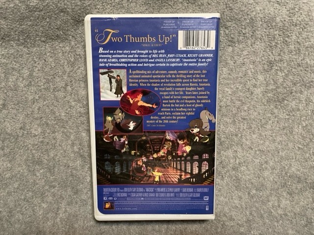 Anastasia (VHS Clamshell) 20th Century Fox 86162276439| eBay
