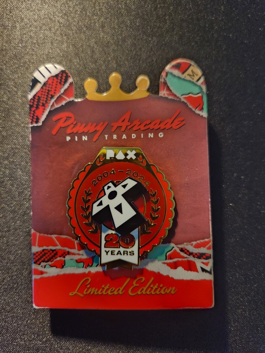 Set Completo 4 Pinny Arcade PAX 2024 Edizione Limitata – Spille Da Collezione