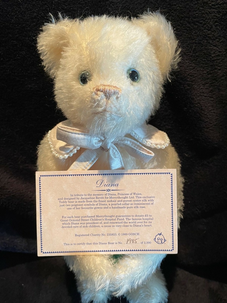Merrythought Diana Princess of Wales Teddy Bear Limited Edition
