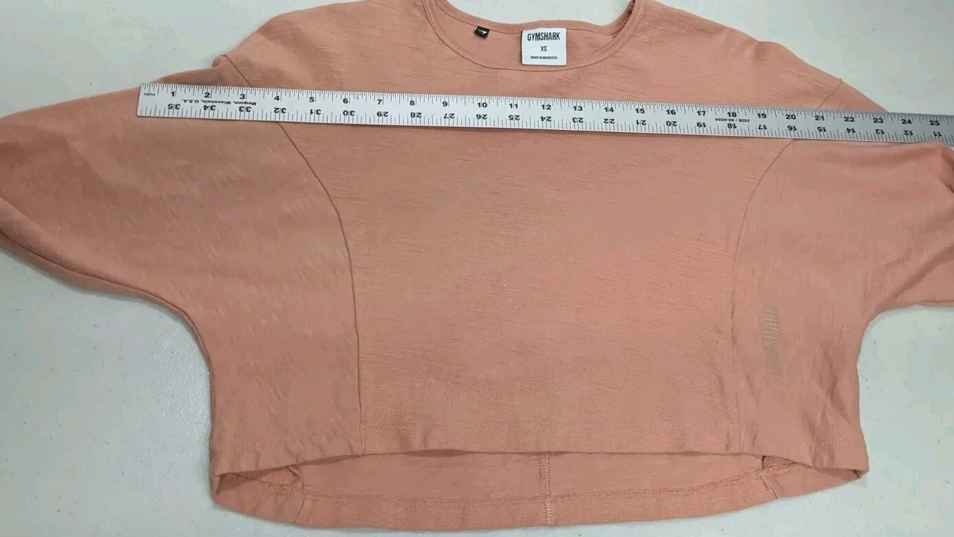 gymshark vital seamless 2.0 long sleeve crop workout shirt