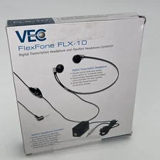 FlexFone FLX-10 3.5 mm Headset for Computer Transcribing Transcription