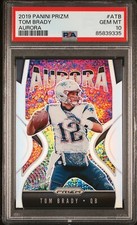 2019 Panini Prizm Aurora Tom Brady PSA 10 Gem Case Hit SSP