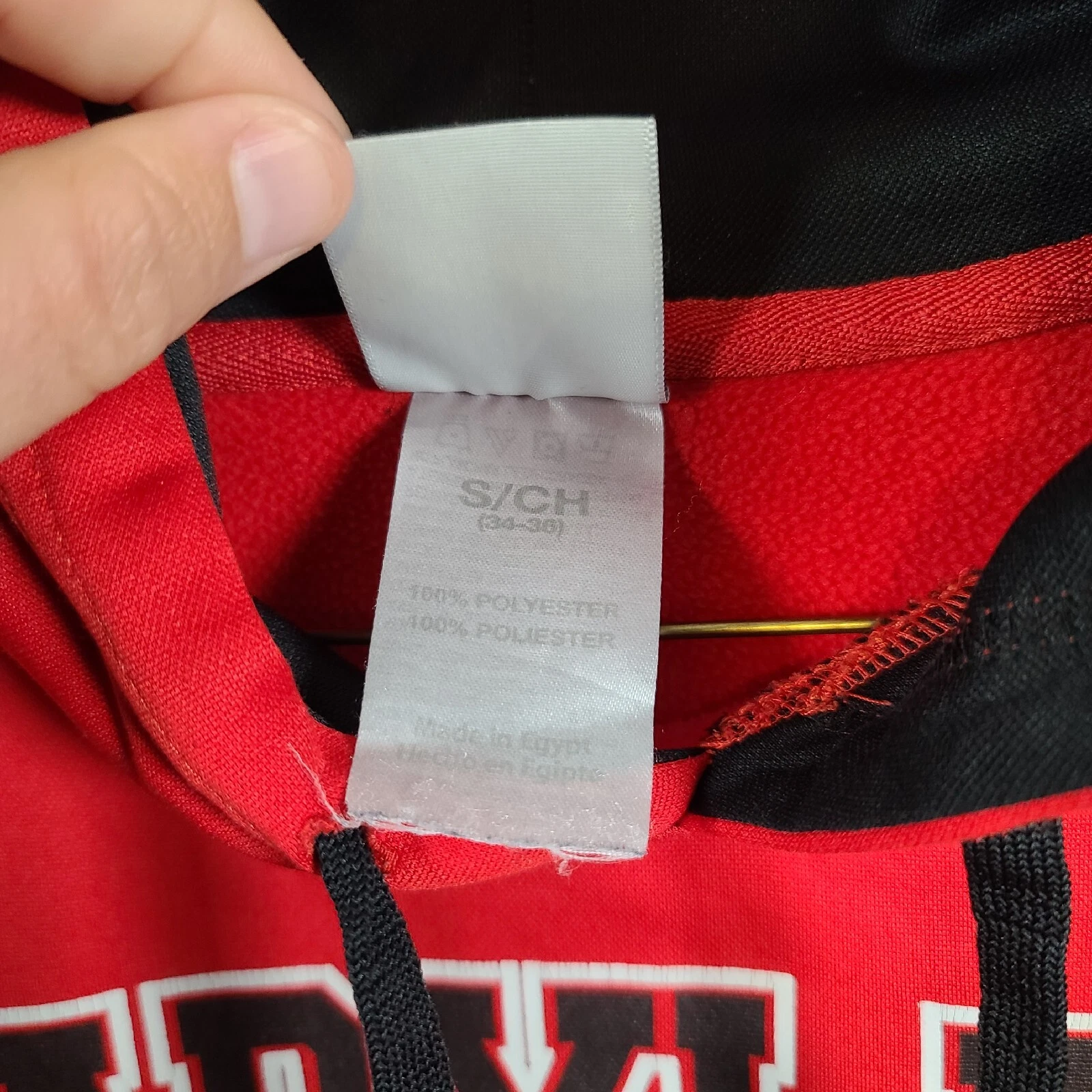 VETEMENTS Felpa con cappuccio Maryland Terrapins pullover Rosso Knights Abbigliamento Uomo Small