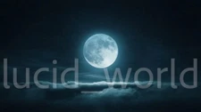 Digital Image Picture Wallpaper Background Desktop AI Art Full Moon Ethereal Sky