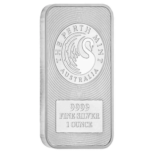 1 oz Australia Perth Mint Silver Kangaroo Bar .9999 Fine Silver - In Stock