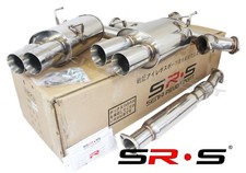 Srs Type-re Catback Exhaust Systems For 15- 21 Subaru Wrxsti Sedan 3 Quad Tip