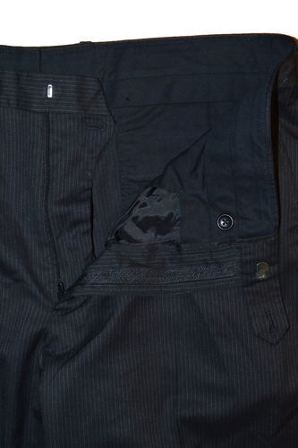(2Pc Suit 43R) BROOKS BROTHERS 1818 Regent Men's Black Striped 100% Wool 37x30.5 - Picture 16 of 22