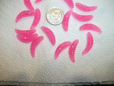 150-7/8"-crappie-panfish-scent-grubs-soft plastic wax worms-jigs-maggots-larva