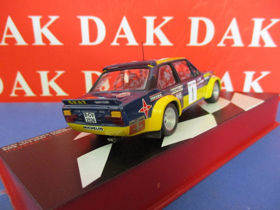 Die cast 1/43 Modellino Auto Fiat 131 Abarth Rally Catalunya 1979 B. Fernandez - Immagine 3 di 4