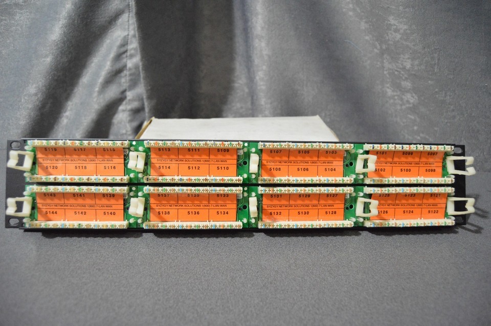 Get5 Panel Leviton Infotap Category 5 CAT5 Universal 48 PORT Patch Panel ...