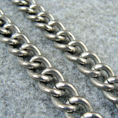 Titanium Bag Wallet Chains Keychains Fob Pants Chain + Snap Hooks, 17.75 INCHES - Picture 7 of 14