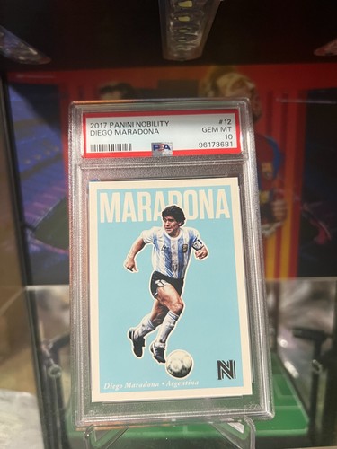 2017 Panini Nobility Diego Maradona #12 PSA GEM MT 10 - Picture 6 of 19