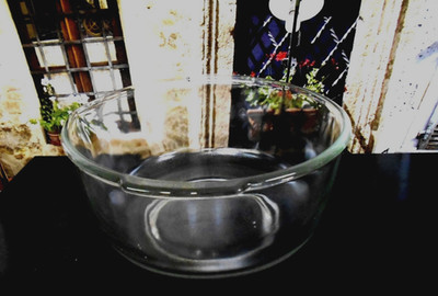 Oster Regency Kitchen Center Sunbeam Mixing Glass Bowl Large W/ Spout 4 Quart 9''