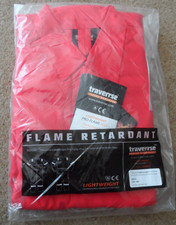 Traverrse Flame Retardant Lightweight Pro-Flame plus FR Coverall size 38R - Red