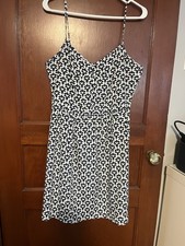 J Crew Women's Fit  Flare Patterned Dress, Size 12