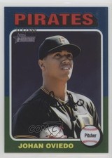 2024 Topps Heritage High Number Chrome /699 Johan Oviedo #104 09br