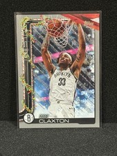 2025-26 TOPPS HOLIDAY NBA SILVER GLITTER - NIC CLAXTON BROOKLYN NETS #H9