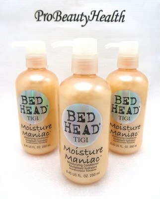 TIGI BEAD HEAD MOISTURE MANIAC Conditioner 8.45 oz 3 bottles