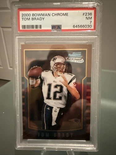 2000 Bowman Chrome Tom Brady #236 PSA 7 RC
