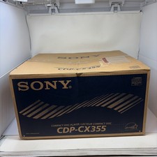 Sony CDP-CX355 CD Player Mega Storage 300 Disc Changer New Tested & Working NOS
