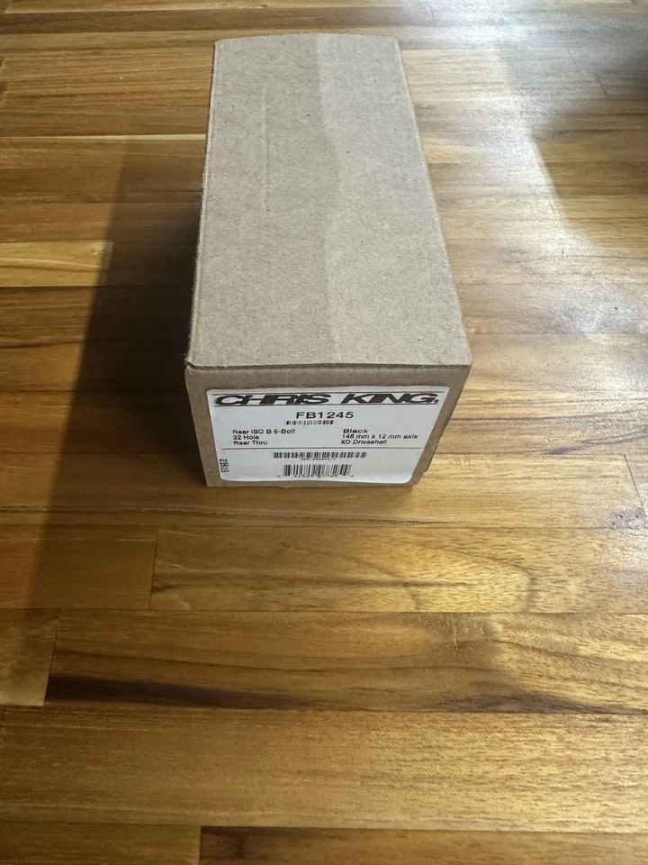 Buje de refuerzo ISO trasero Chris King 6 pernos 148 mm x 12 mm XD negro Foto 2 de 2