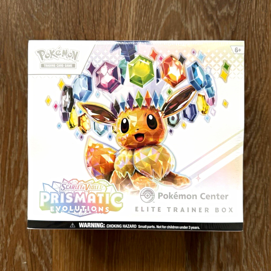 Pokémon TCG Scarlet & Violet Prismatic Evolutions Pokémon Center ETB sealed