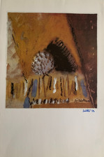 ANCIENNE AFFICHE LE PEINTRE B.LOUTTRE SIGNATURE MANUSCRITE (134)