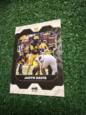 Jadyn Davis 2025 ONIT Black Michigan Wolverines Football Base B-31 AX1