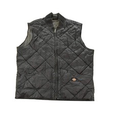 Vintage 1990s Dickies Diamond Quilt Vest Jacket Men's Medium