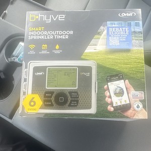 Orbit B-hyve 6-Zone Smart Wi-Fi Sprinkler Controller Indoor/Outdoor Timer