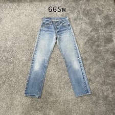 VTG 70s Levi 501 Selvedge Denim Jeans actual 28x30 RedLine Distressed 6 repair