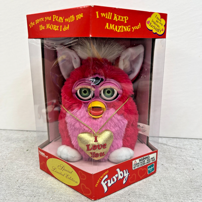 Vtg Furby Valentines Day Special Limited Edition Pink 1999 Tiger