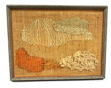 VTG MCM Unusual Textile Abstract Fabric Art Style similar to Don Freedman #28737