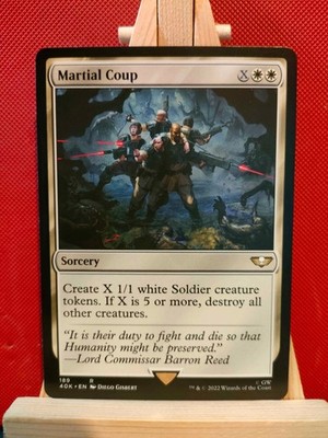 Martial Coup - Warhammer 40.000 (40k) - Rare - NM (siehe Bilder) MTG