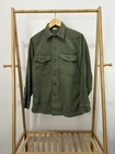 VTG OG-107 Santeen Vietnam War Button US Military LS Shirt 15 1/2 x 33