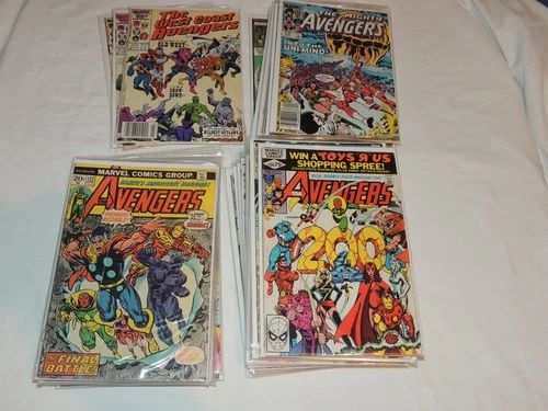 AVENGERS 57 ISSUES FROM 122-319, 133 140 150 160 199 200 215 222 224 226 227 228