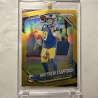 2025 Panini Prizm Football Gold Matthew Stafford #21