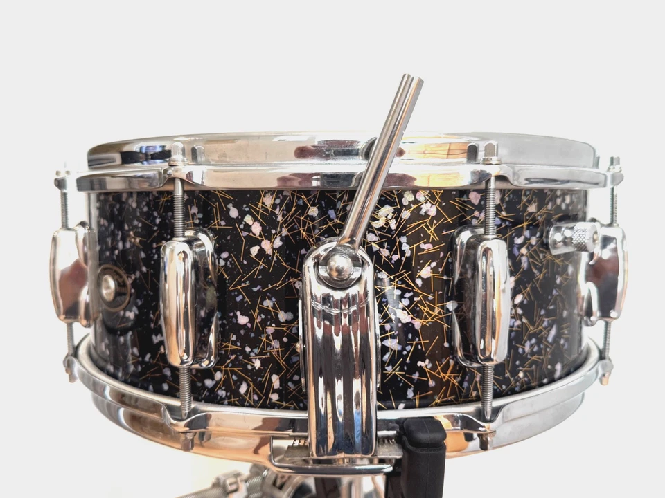 复古 1960 年 Slingerland Super Gene Krupa 小军鼓 Capri 珍珠完好!! — 第 3/4 张图片