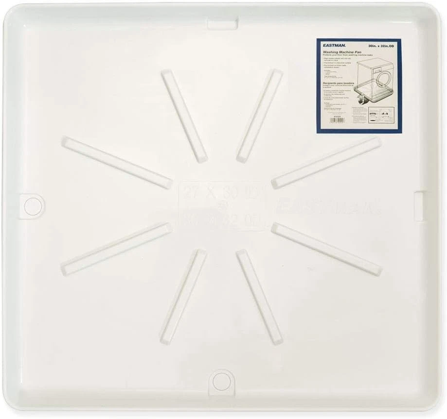 Leak Containment Solution - 30 x 32 Inch Heavy-Duty Washing Machine Drain Tray - Image 4 of 4